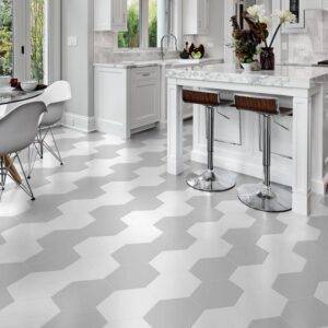 Porcelánico hexagonal Element Gris 23X27
