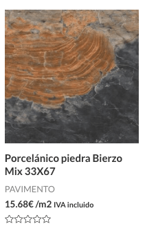 Azulejo imitación piedra porcelánico Bierzo Mix.