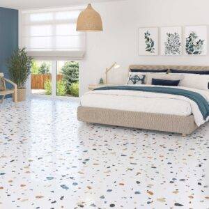 Suelo/Azulejo Porcelánico terrazo Trend Decor Nacar