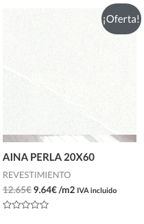 Lightker azulejo aina perla.