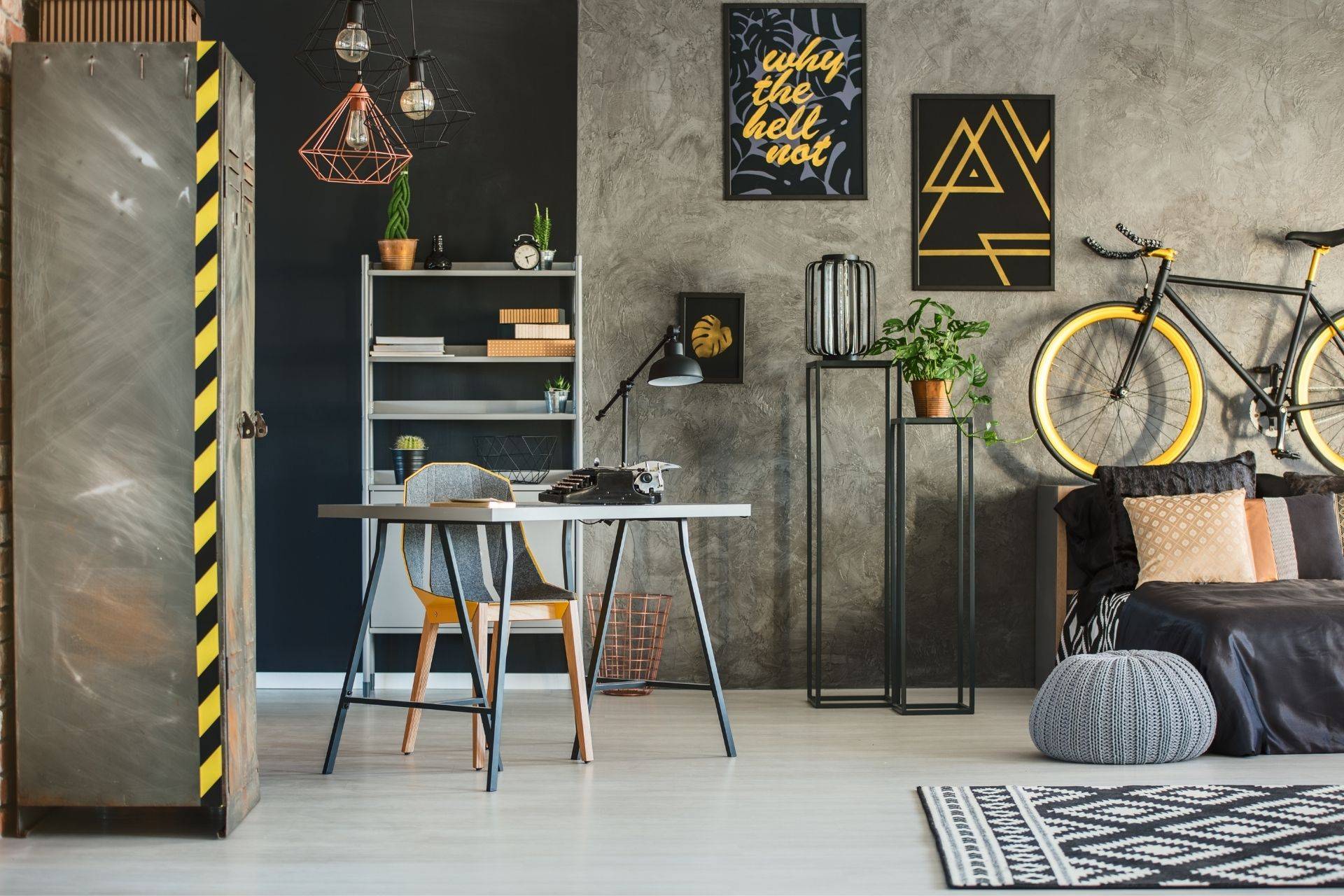 Consigue un estilo industrial con revestimientos texturizados