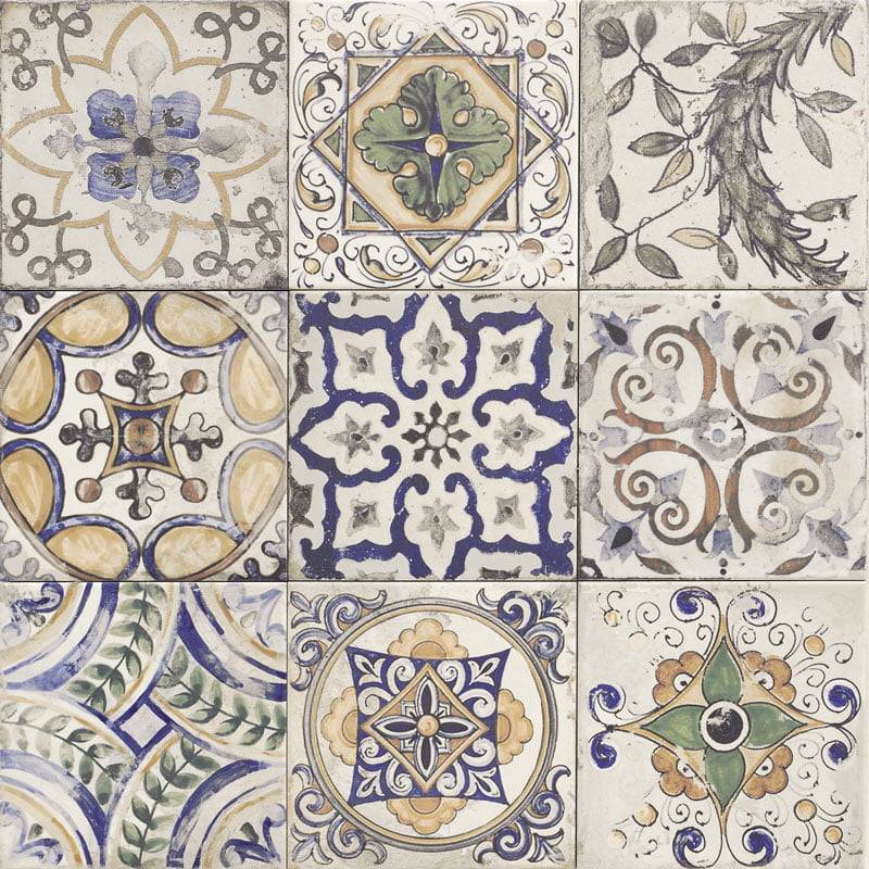 Porcelánico hidráulico Centro Faenza 20x20 - Imagen 2