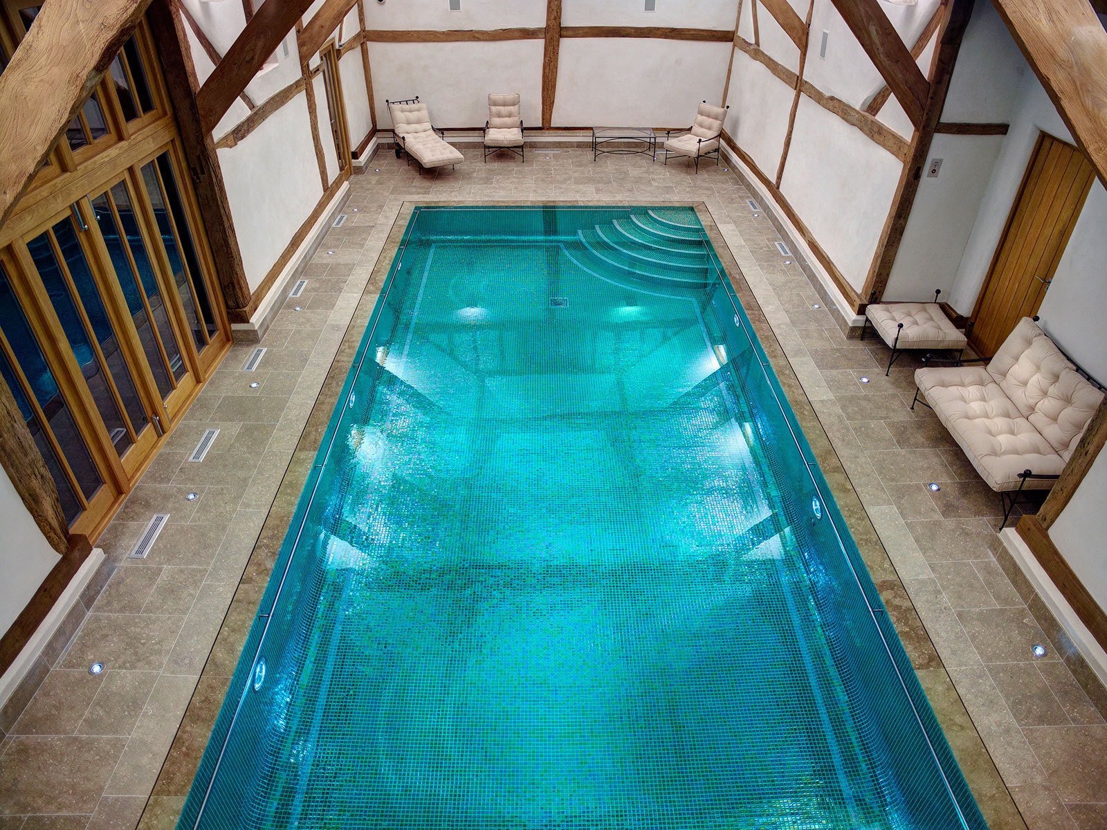 Gresite piscina metalizado Esmeralda - Imagen 3
