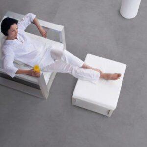 Porcelánico rectificado antideslizante cemento Bonn Acero 60x120
