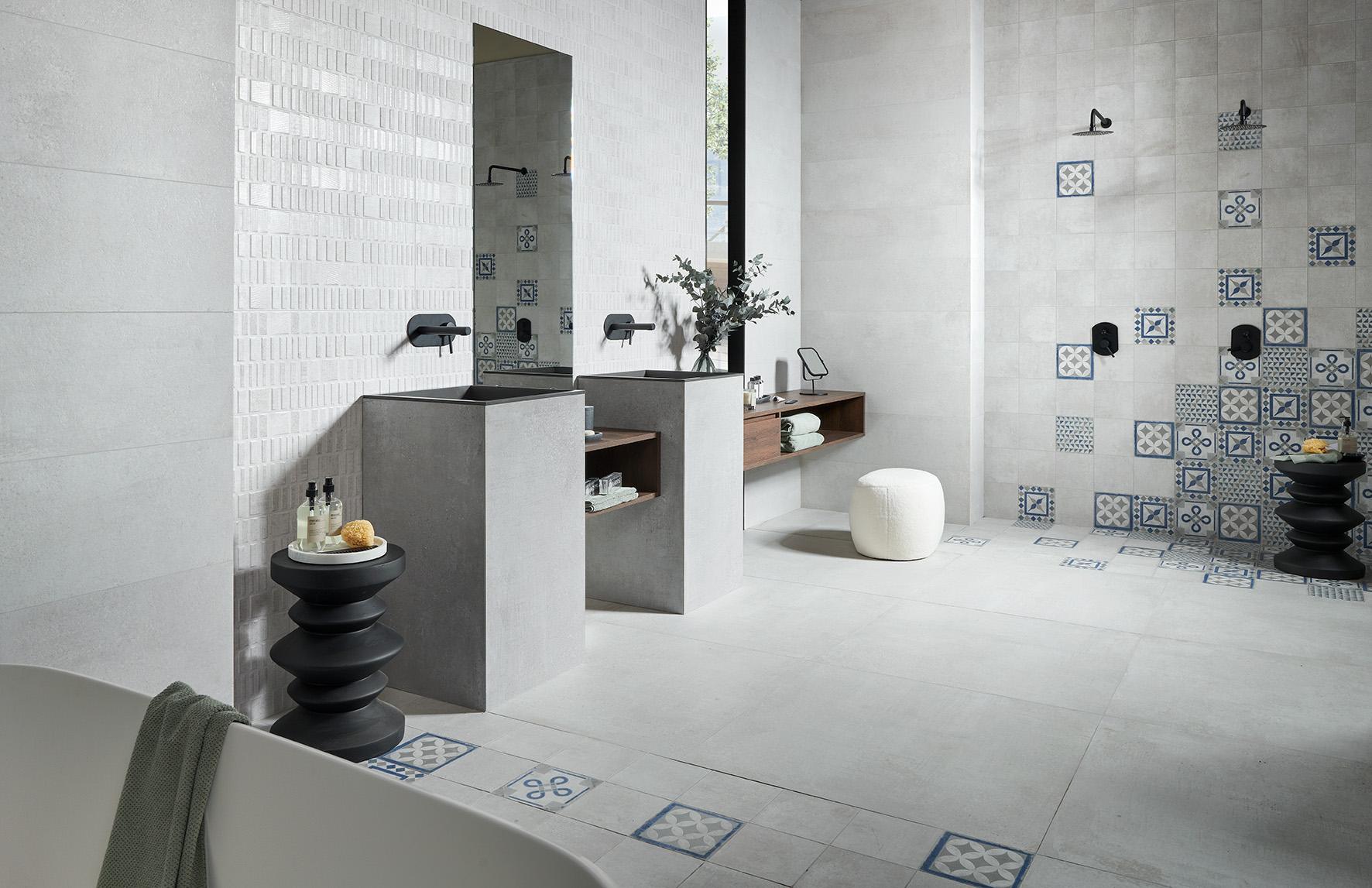 Revestimiento cemento Boulevard Ice 30x90