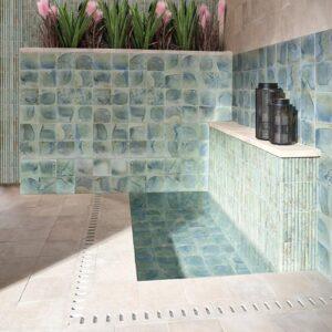 Porcelánico interior piscina Hanoi Esmerald 15x15