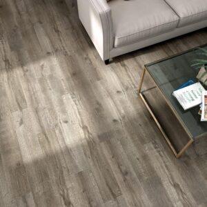 Suelo Click SPC 100% Impermeable Soft Taupe 18x122