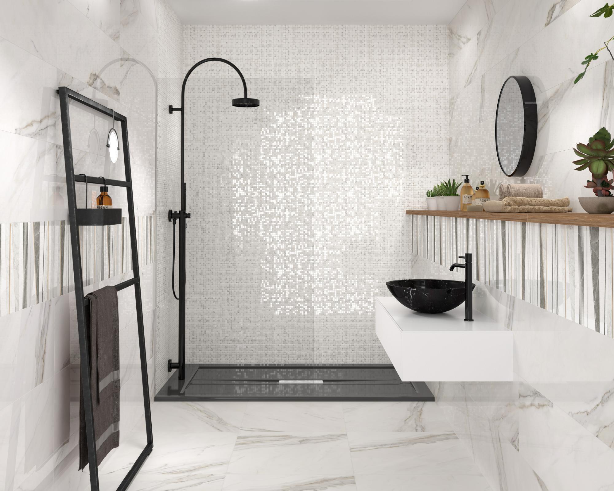 Lavabo piedra Marquina 42x42x14 - Imagen 3