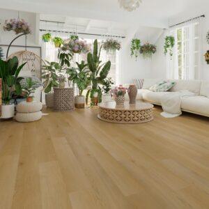 Suelo Click SPC 100% Impermeable Rovere Naturale 22,8x152,4