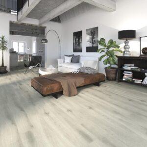 Suelo Click SPC 100% Impermeable Foresta Ceniza 17,8x153,2