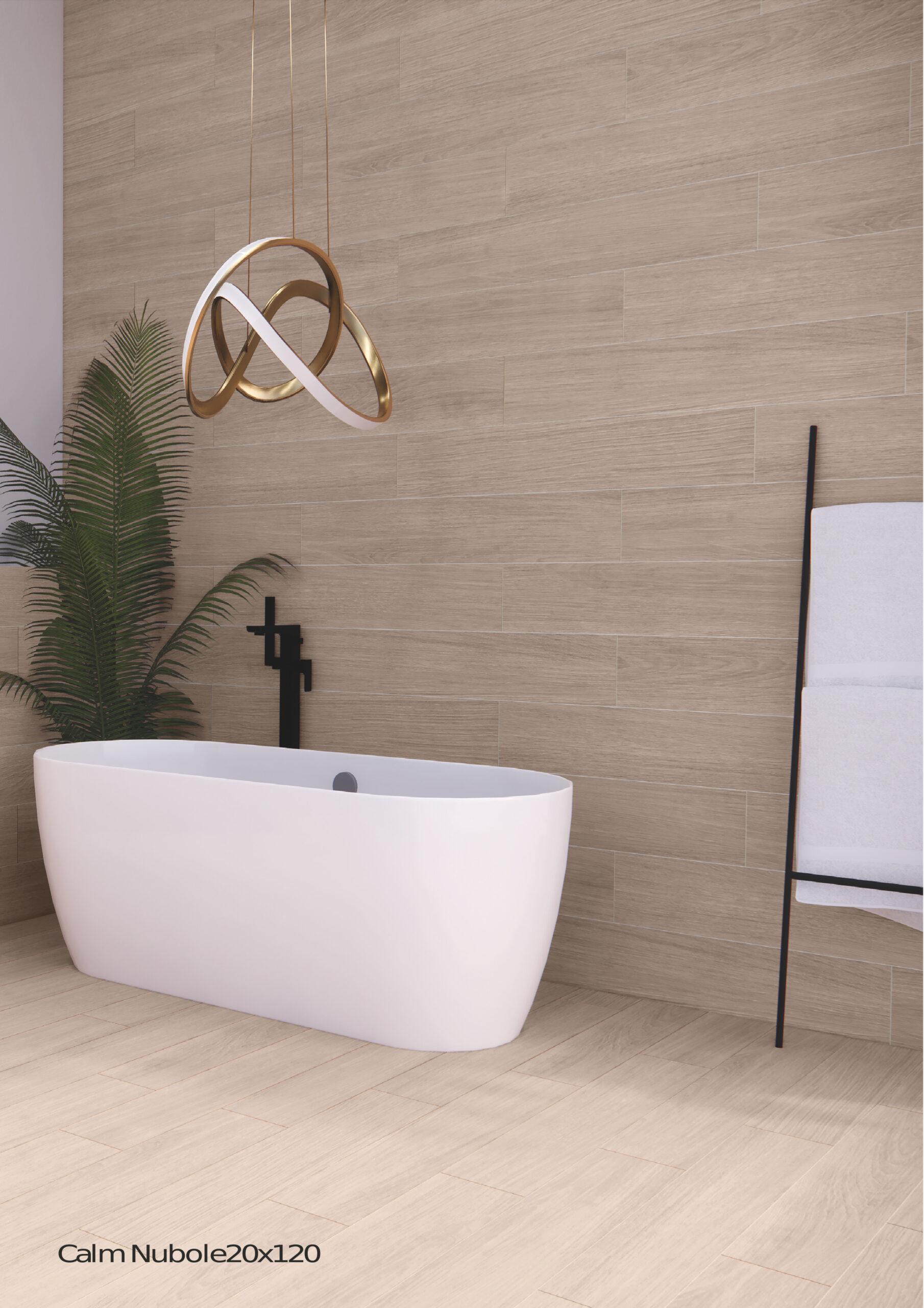 Porcelánico madera Calm Nubole 20x120