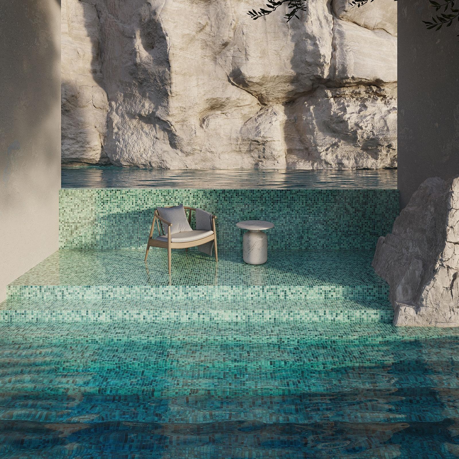 Gresite piscina Olivine serie Gemma - Imagen 2