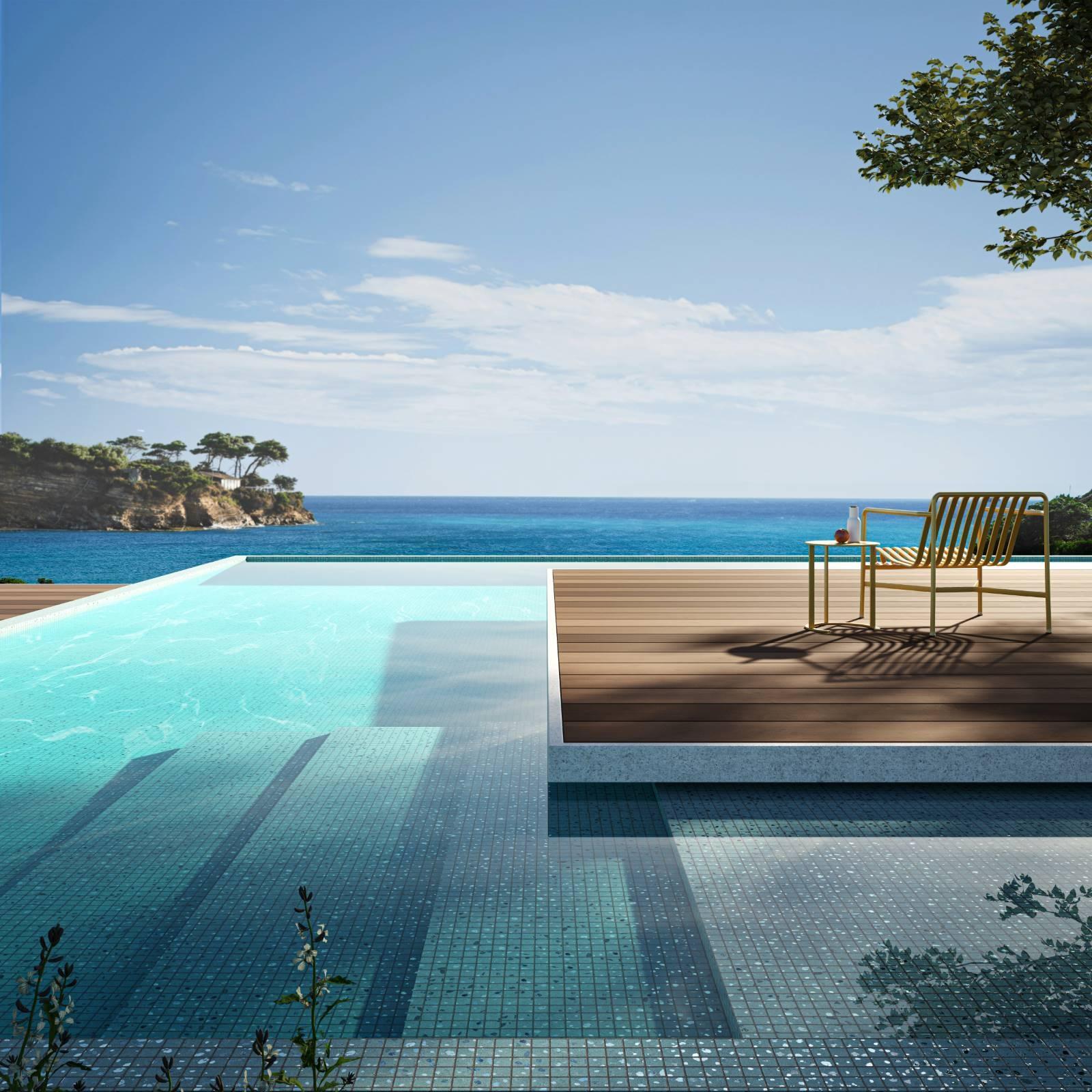 Gresite piscina Terrazo Teal 25 - Imagen 3