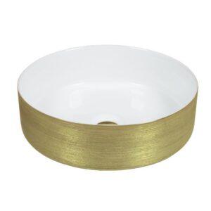 Lavabo sobreponer Heller White Gold 36x36x12