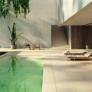 Porcelanico antideslizante exterior Essenza Sabbia 60x120