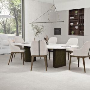 Suelo/Azulejo porcelánico cemento Neocem Pearl 60x120