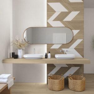 Azulejo rectificado Nordikwood Pearl 60x120