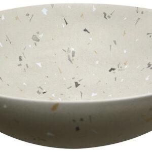 Lavabo sobreponer terrazo Fragmenta Arena 40x40x15